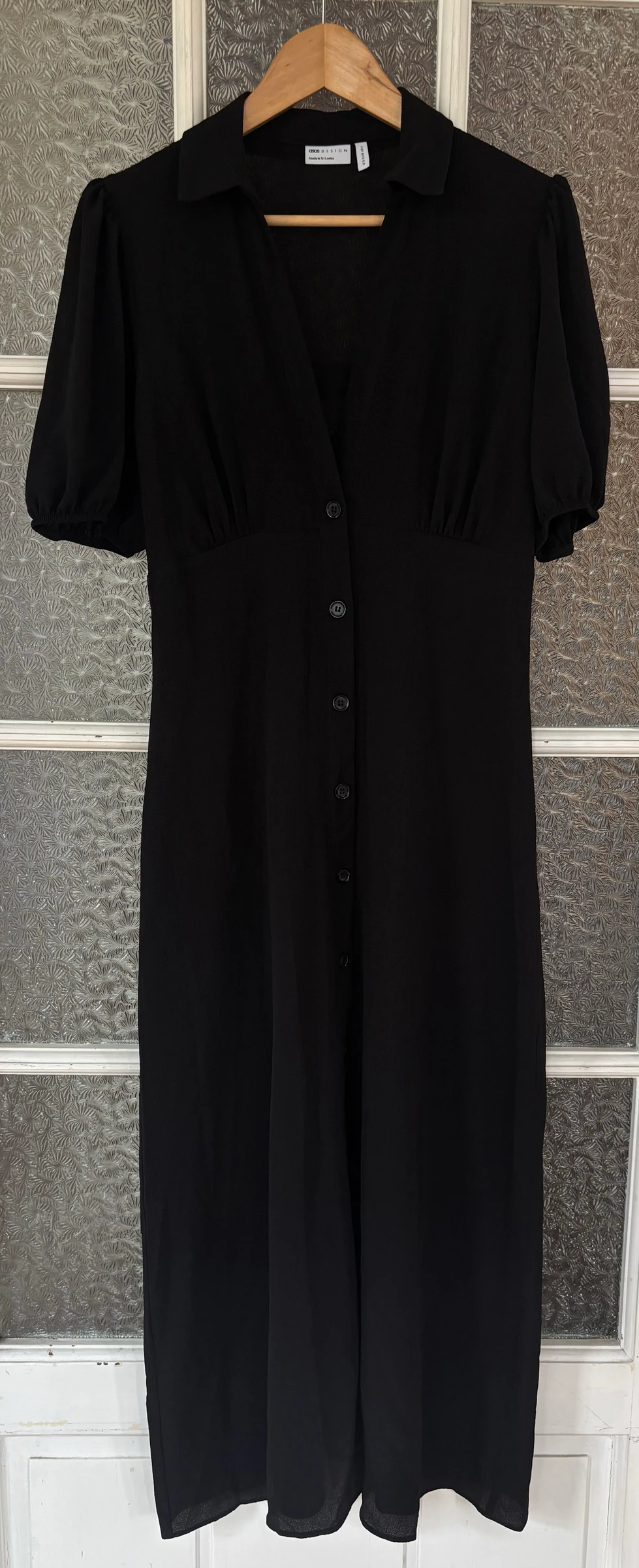 🖤 Belle Robe noire longue ASOS DESIGN – Taille 38